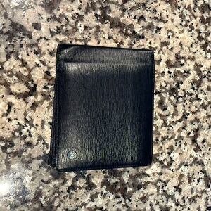 Mont Blanc Black Leather Wallet